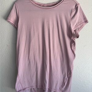lululemon athletica Light Pink Short Sleeve Tee